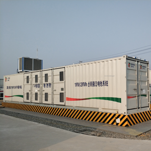 50KW250KWH Containerized Vanadium Redox Flow Battery Energy Storage System VRFB With BMS EMS PCS